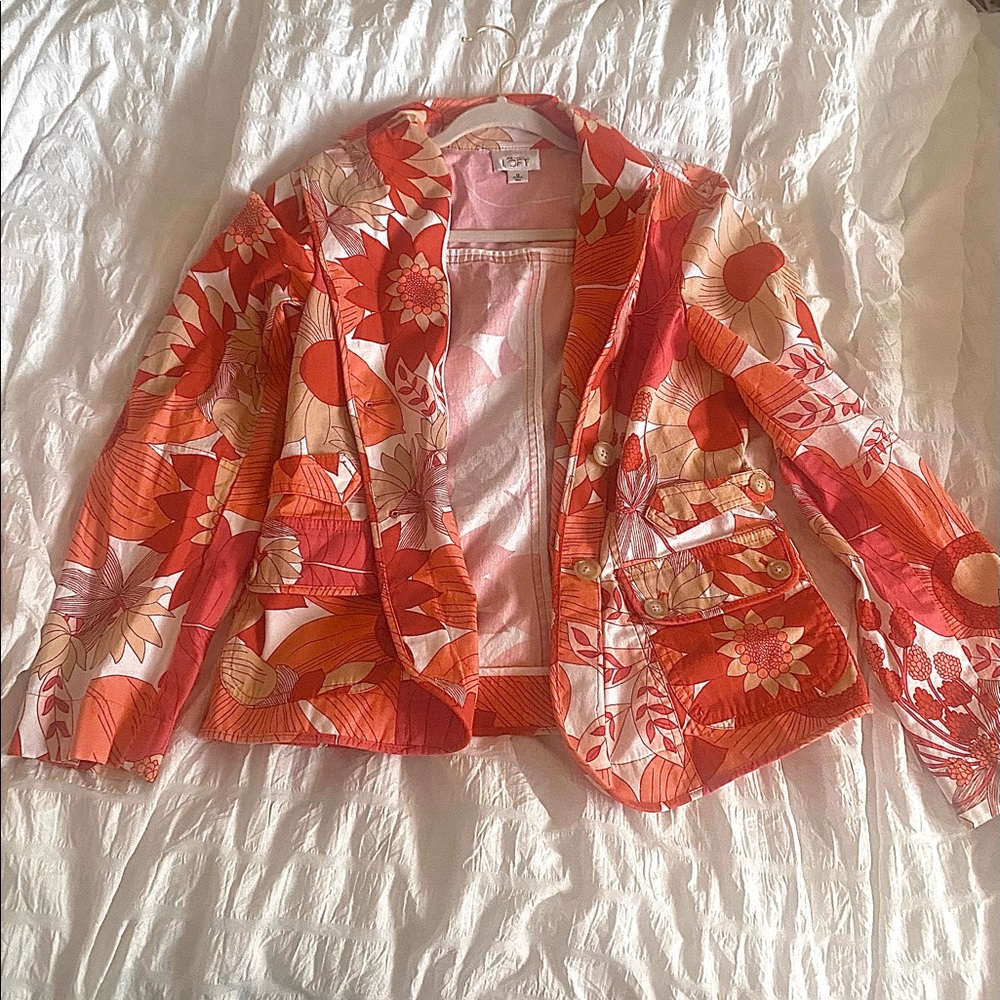 ann taylor LOFT 70’s jacket
